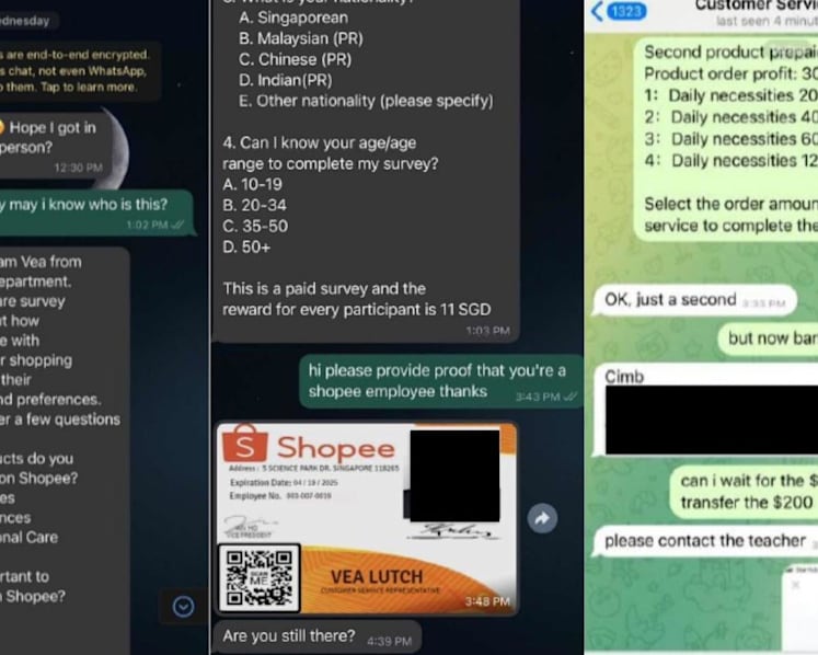 More than S$750,000 lost to scammers pretending to be Shopee employees
