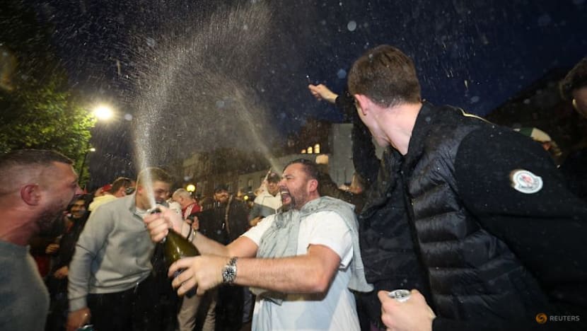 Celebrations erupt in North London after Arsenal seal Premier League title