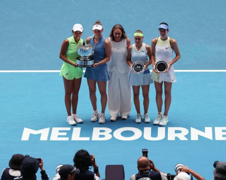 Mertens and Zhang win Australian Open women's doubles crown