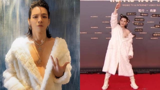 向佐穿妈妈衣服走红毯，不慎走光露点上热搜！