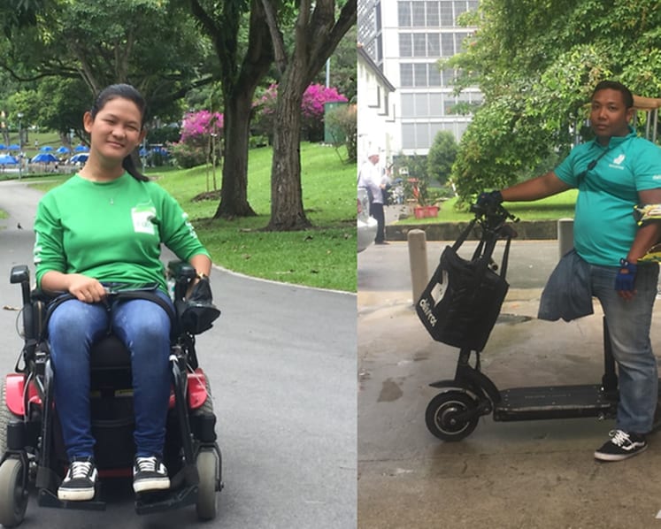 Worries about delivery time, safety for food delivery riders with disabilities