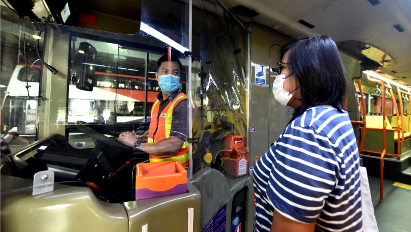 Covid-19: SBS Transit trials plastic shields in six buses to protect drivers