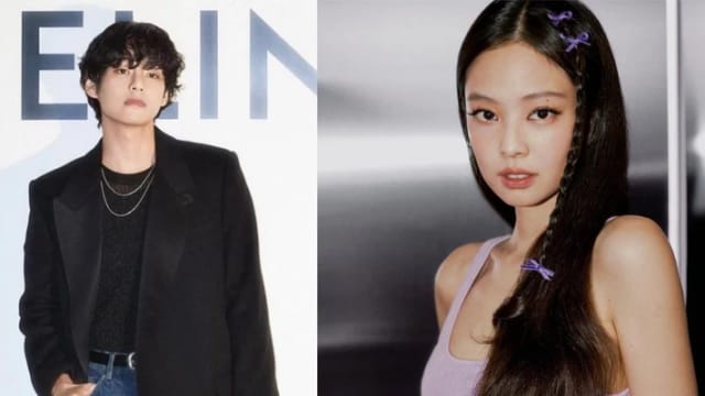 BTS成员V和BLACKPINK Jennie巴黎牵手约会照曝光？