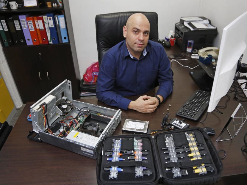 Mr Ali Fazeli, director of security consultancy and advisory at cyber-security firm Infinity Risk Control, in his office. Mr Ali Fazeli, director of security consultancy and advisory at cyber-security firm Infinity Risk Control, in his office.