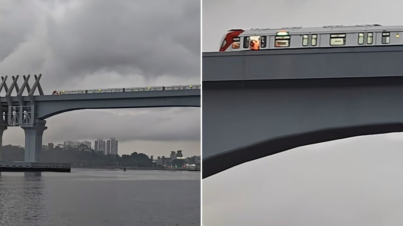 新柔地铁开始测试 公众拍到列车上轨测试引热议