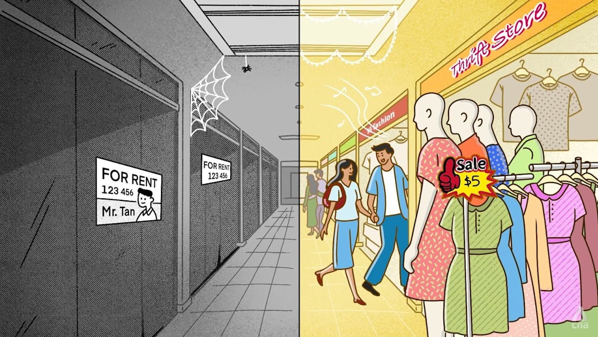 Down but not out, Singapore's ageing strata-titled malls still have life in them