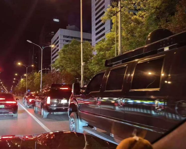 Has ‘The Beast’ arrived in Beijing? Trump’s motorcade SUVs spotted before visit