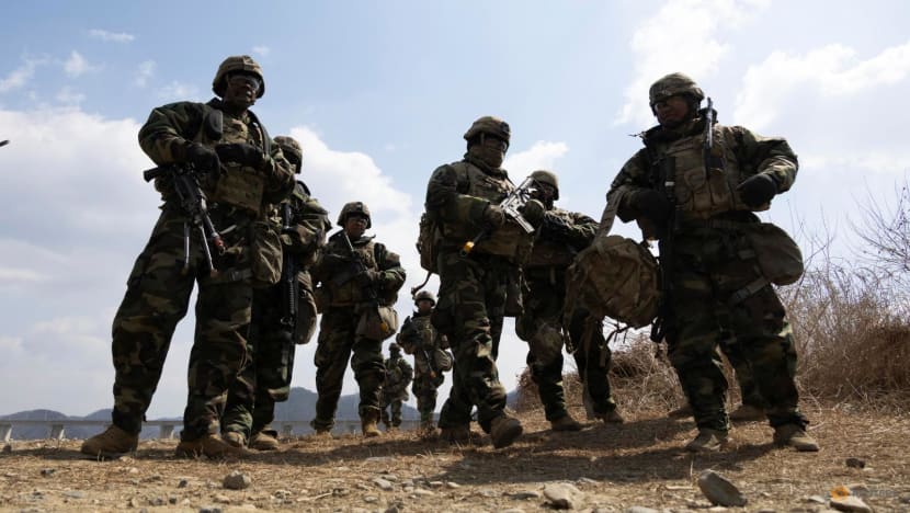 South Korea's defence ministry says no talks held with US on troop withdrawal South Korea's defence ministry says no talks held with US on troop withdrawal