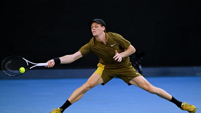 Champion Sinner races into Australian Open second round after Gaston retires