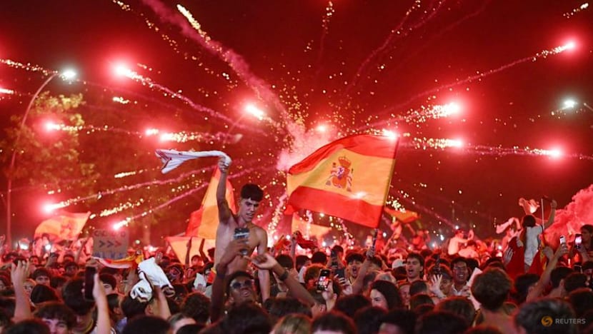 Jubilation in Spain after World Cup win