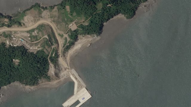 朝鲜建成新海上码头 或用来运送更大型火箭零件
