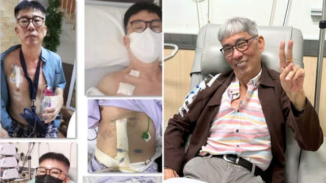 五年前被判只剩半年寿命 他患三种癌症仍笑对人生