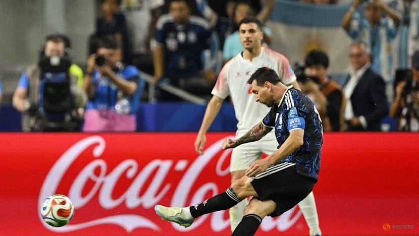Seventh heaven for Messi as Argentina beat Jordan 3-1