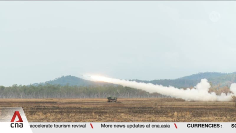 High-speed rocket launchers make debut at Exercise Wallaby amid complex live-firing operations  High-speed rocket launchers make debut at Exercise Wallaby amid complex live-firing operations