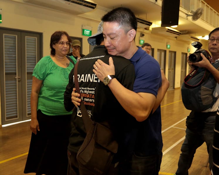 Sabah quake: Tearful reunion for survivors and mountain trainers at TKPS