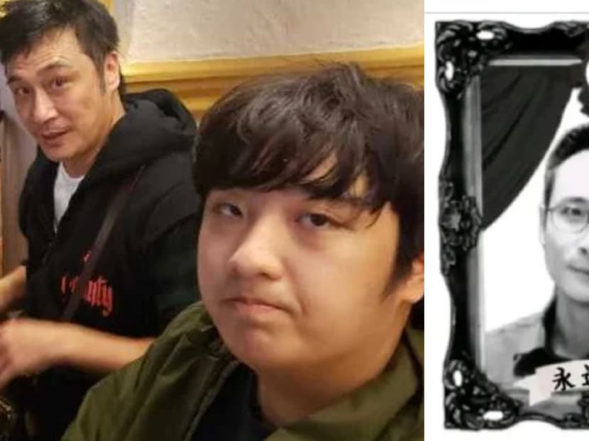 Son of Francis Ng posts funeral portrait of him; the actor did not find it funny at all