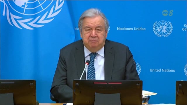 古特雷斯：全球问题不能由单一大国决定 也不应分成两大阵营解决