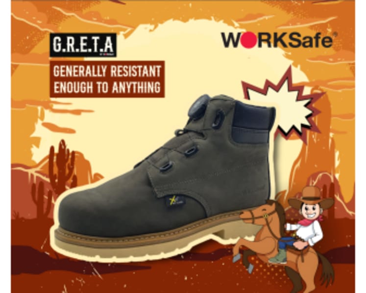 SafetySam Unveils WORKSafe Greta Safety Boot