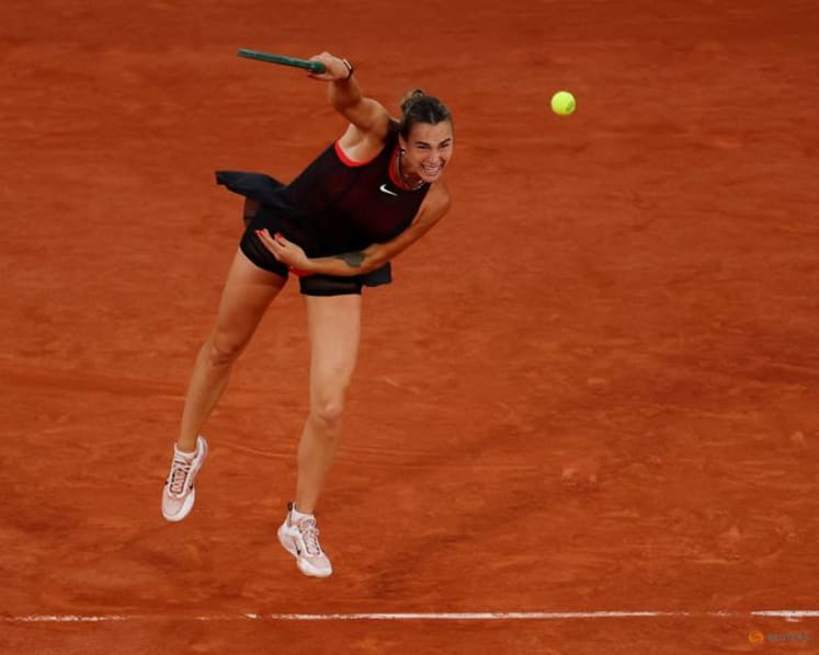 Relentless Sabalenka beats Osaka to reach French Open quarters
