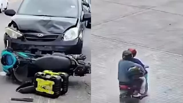 沙巴两贼偷窃后撞车 证件掉落露身份