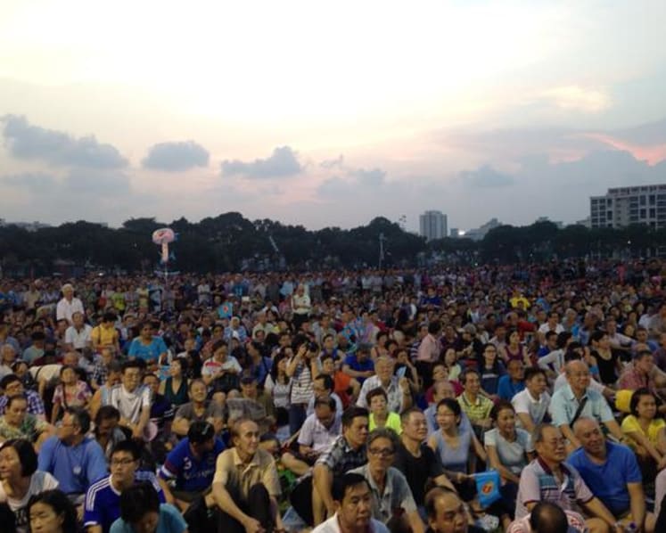 WP holds its first GE2015 rally