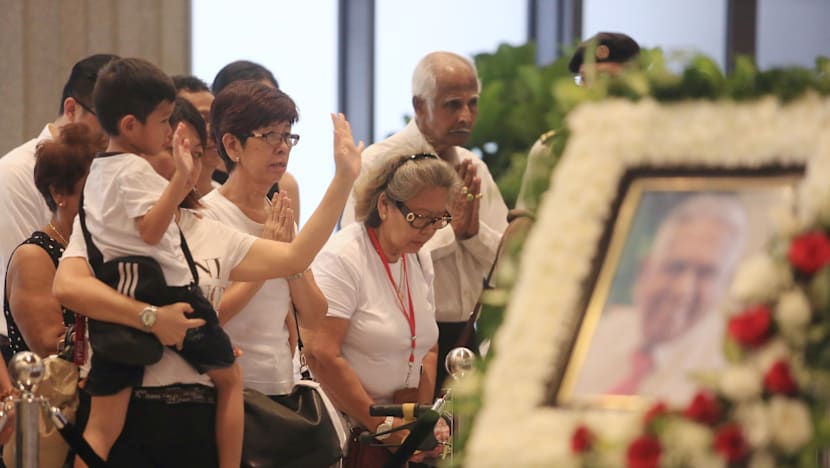 Young and old bid goodbye to S R Nathan