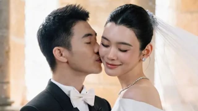 何猷君、奚梦瑶法国补办婚礼　请帖细节曝光“宠妻”程度！