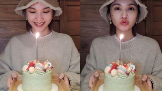 端午节宝宝　杨丞琳超早迎接38岁生日
