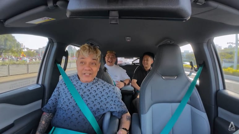 Singaporeans ride China’s robotaxis and air taxis to glimpse a driverless future