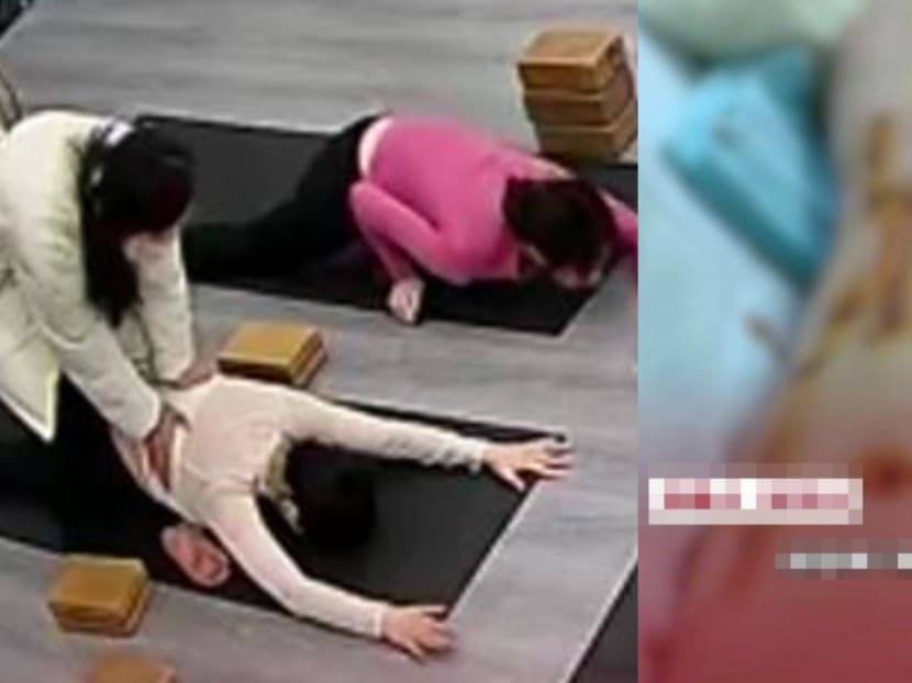Chinese woman breaks leg during yoga lesson after instructor pushes her into a too-deep stretch