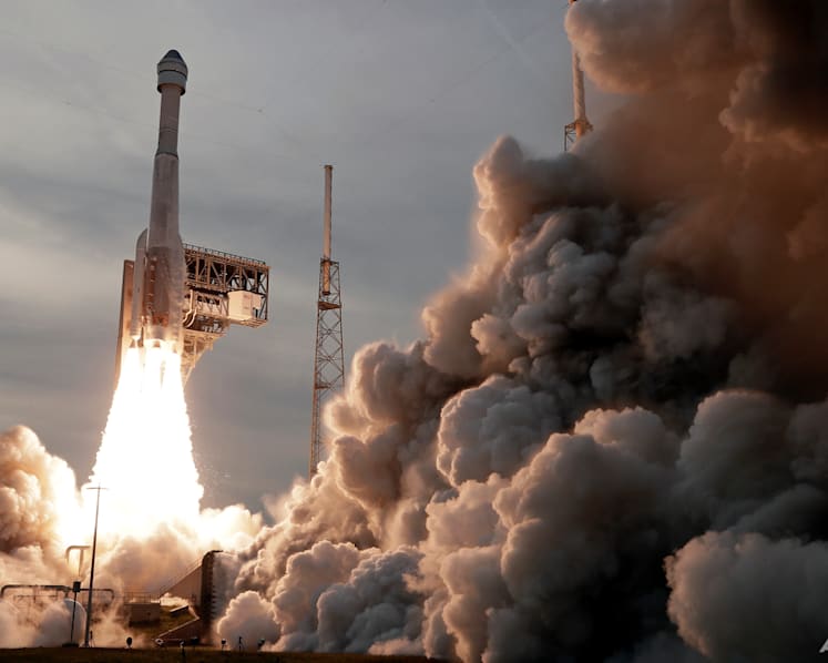 Boeing crew capsule launches to space station on test redo
