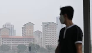 Mutu udara seluruh SG pada paras tidak sihat; bahagian tengah catat PSI 24 jam tertinggi 154