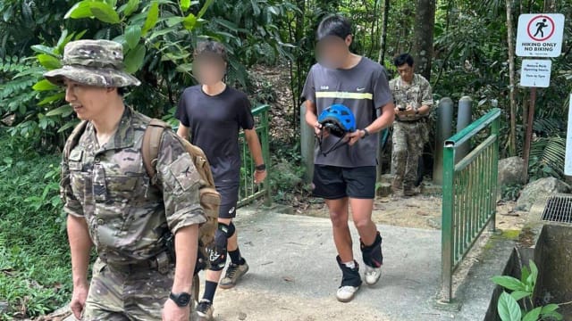 在万礼树林内迷路 两名脚踏车骑士安然获救