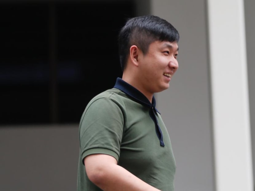 Synnex Trading director Jia Xiaofeng at the State Courts on Jan 12, 2018.