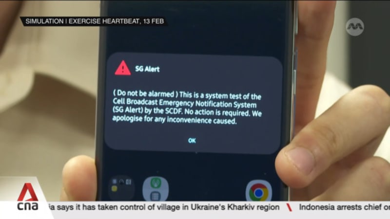Singapore to roll out mass emergency alerts to mobile phones from May