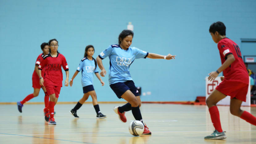 Girls join football competition for the first time