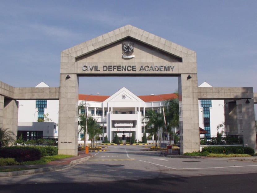 A view of the Civil Defence Academy. A view of the Civil Defence Academy.