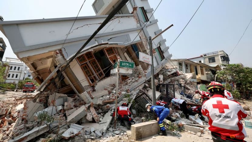 With US absent, China steps in for earthquake-hit Myanmar - CNA