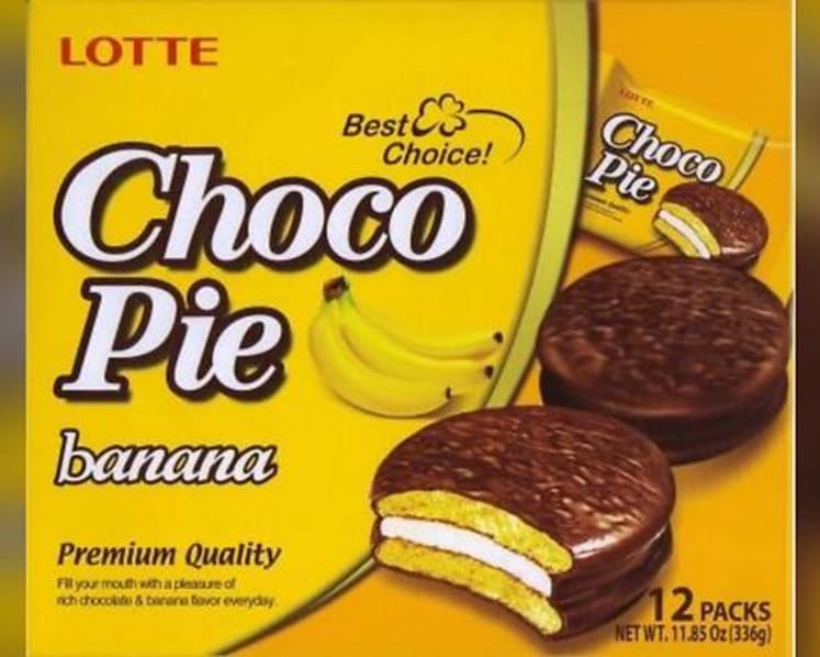 Lotte Choco Pie Banana recalled over undeclared almond allergen