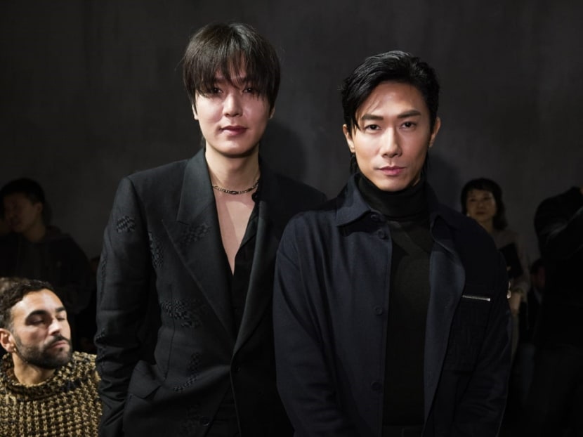 Desmond Tan met Korean actor Lee Min-ho at Milan Fashion Week