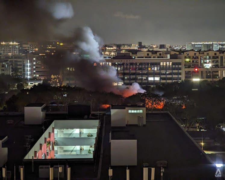 Fire breaks out at Eunos industrial area, three workshops affected