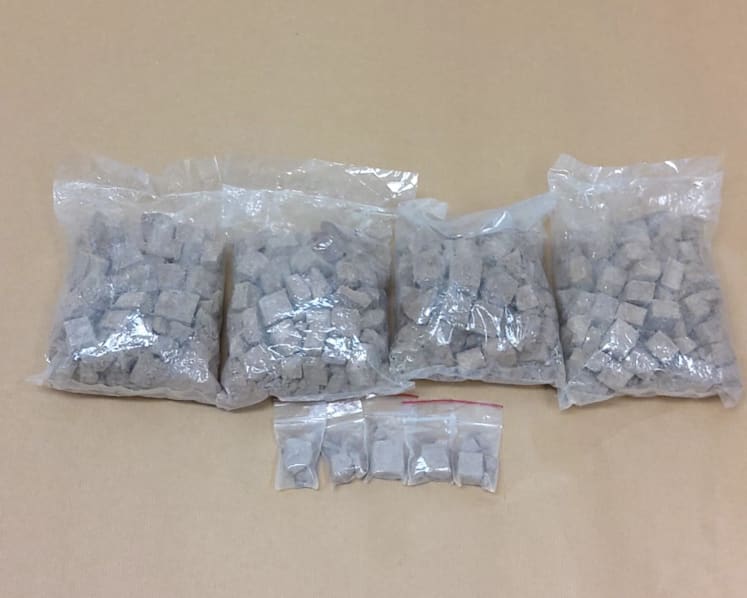 Two men arrested, more than 2kg of drugs seized in CNB raid