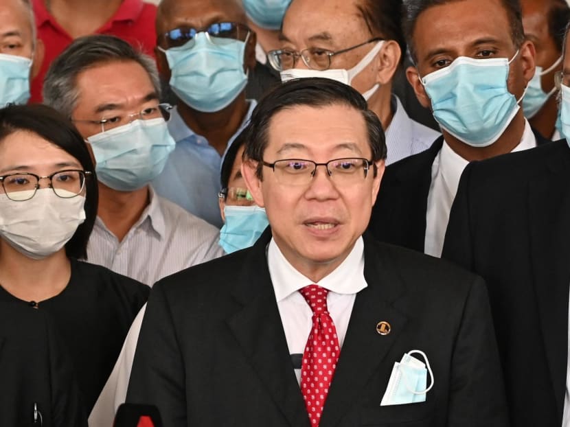 Photograph of Democratic Action Party leader and Malaysia's former Finance Minister Lim Guan Eng (centre) taken on Aug 7, 2020, after being charged with corruption.
Photograph of Democratic Action Party leader and Malaysia's former Finance Minister Lim Guan Eng (centre) taken on Aug 7, 2020, after being charged with corruption.