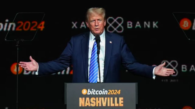 特朗普誓言如当选总统 将让美国成为全球加密货币领导者