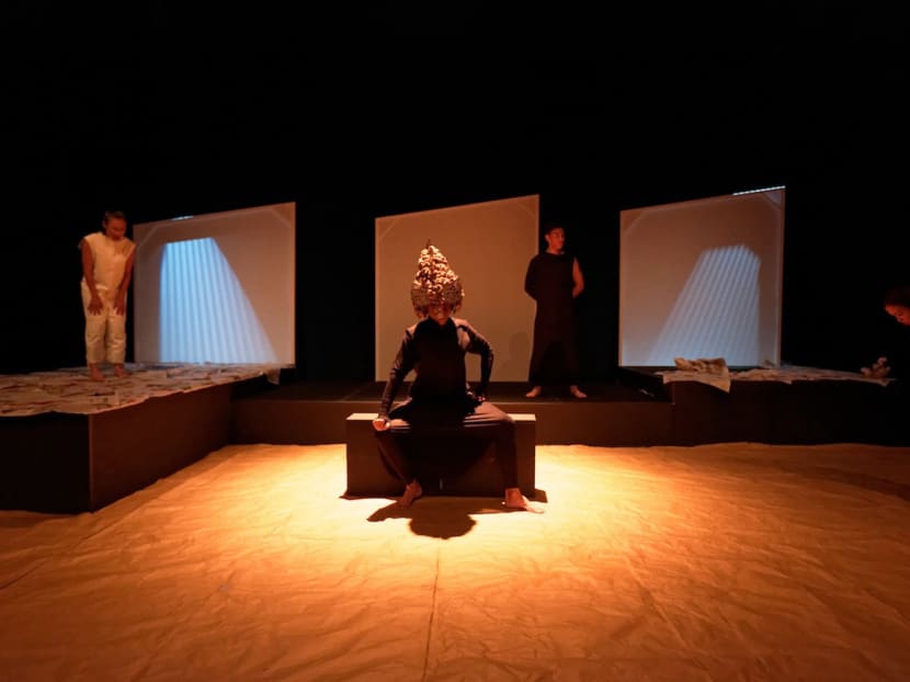 Jean Tay and Saga Seed Theatre's The Shape Of A Bird. Photo: Jenson Chen