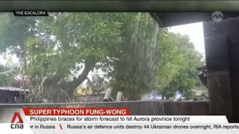 Philippines braces for Super Typhoon Fung-wong