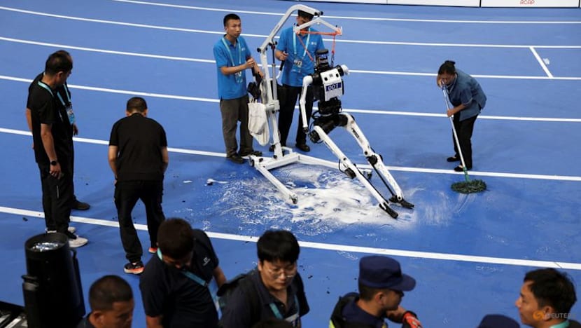 At China's 'robot Olympics', humanoids spar, sprint and perform taichi