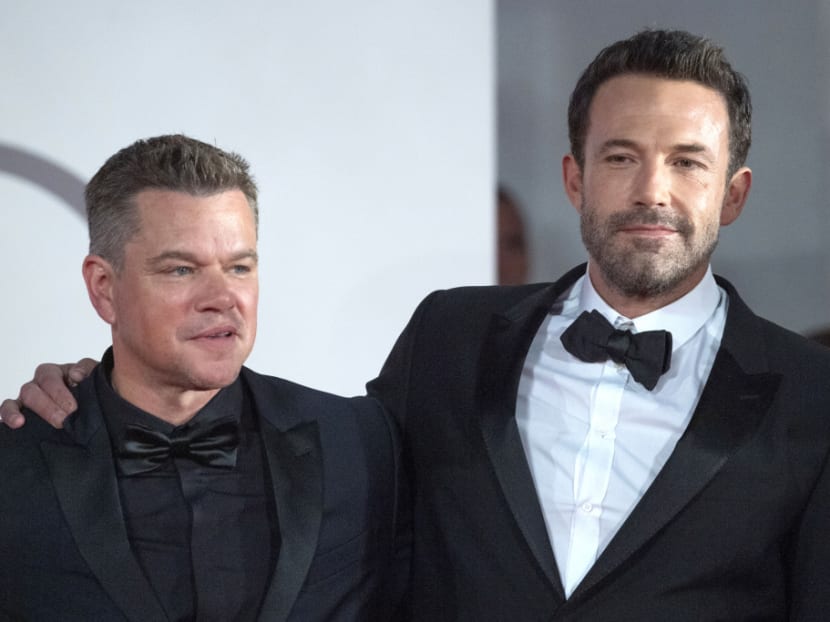 The famous BFFs are co-stars and co-writers of the Ridley Scott period piece, opening Oct 14.