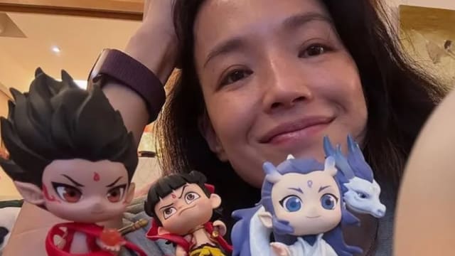 迷上“魔童”的舒淇　上网求《哪吒2》系列公仔没人理她