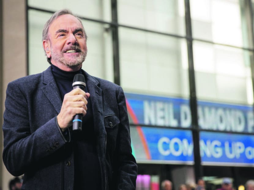 Singer Neil Diamond didn’t want to record Sweet Caroline.
Photo: Reuters